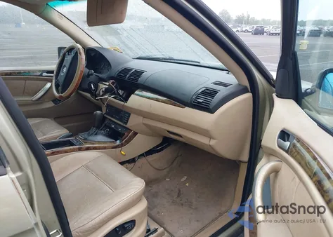 2002 BMW X5 3.0I из США, поврежденный, VIN 5UXFA53552LP57617